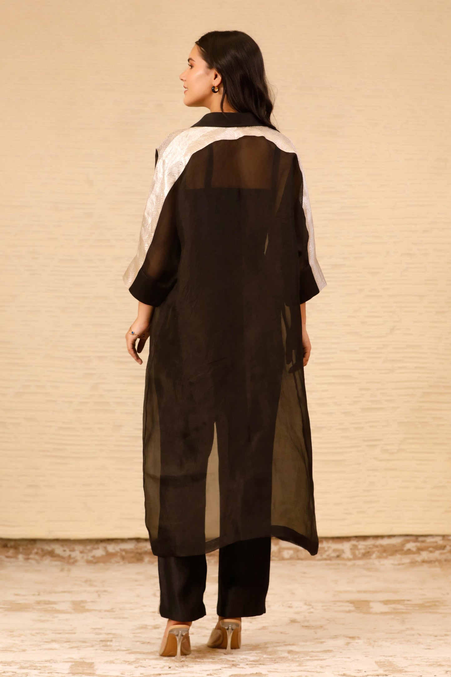 CHAMAK LONG COAT WITH COORDS