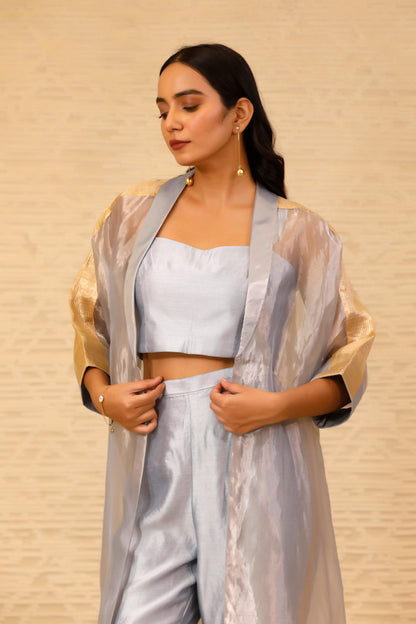 CHAMAK LONG COAT WITH COORDS