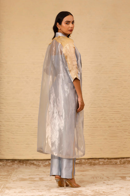 CHAMAK LONG COAT WITH COORDS