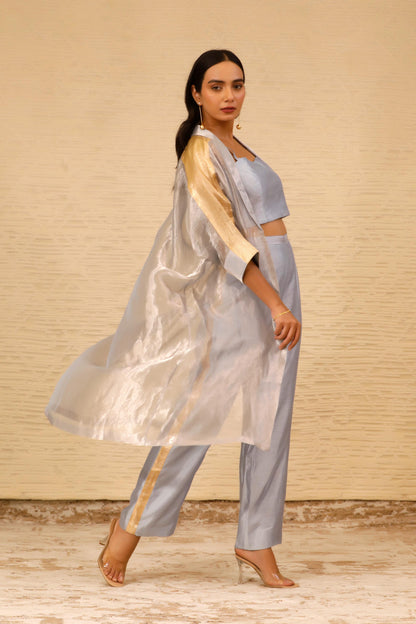 CHAMAK LONG COAT WITH COORDS