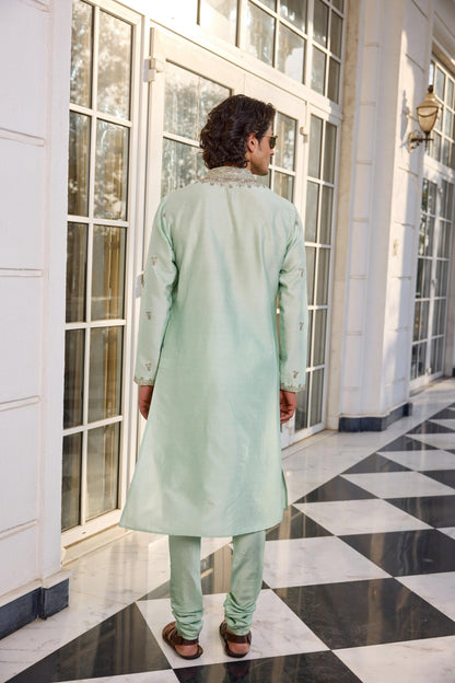 ESFHAN KURTA SET - White Maison de Couture