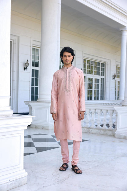ESFHAN KURTA SET - White Maison de Couture