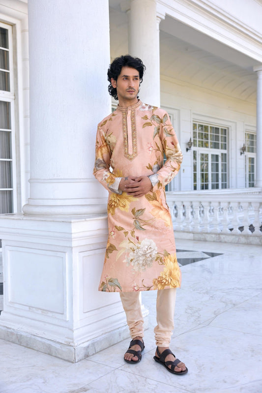 FAIZA KURTA SET - White Maison de Couture