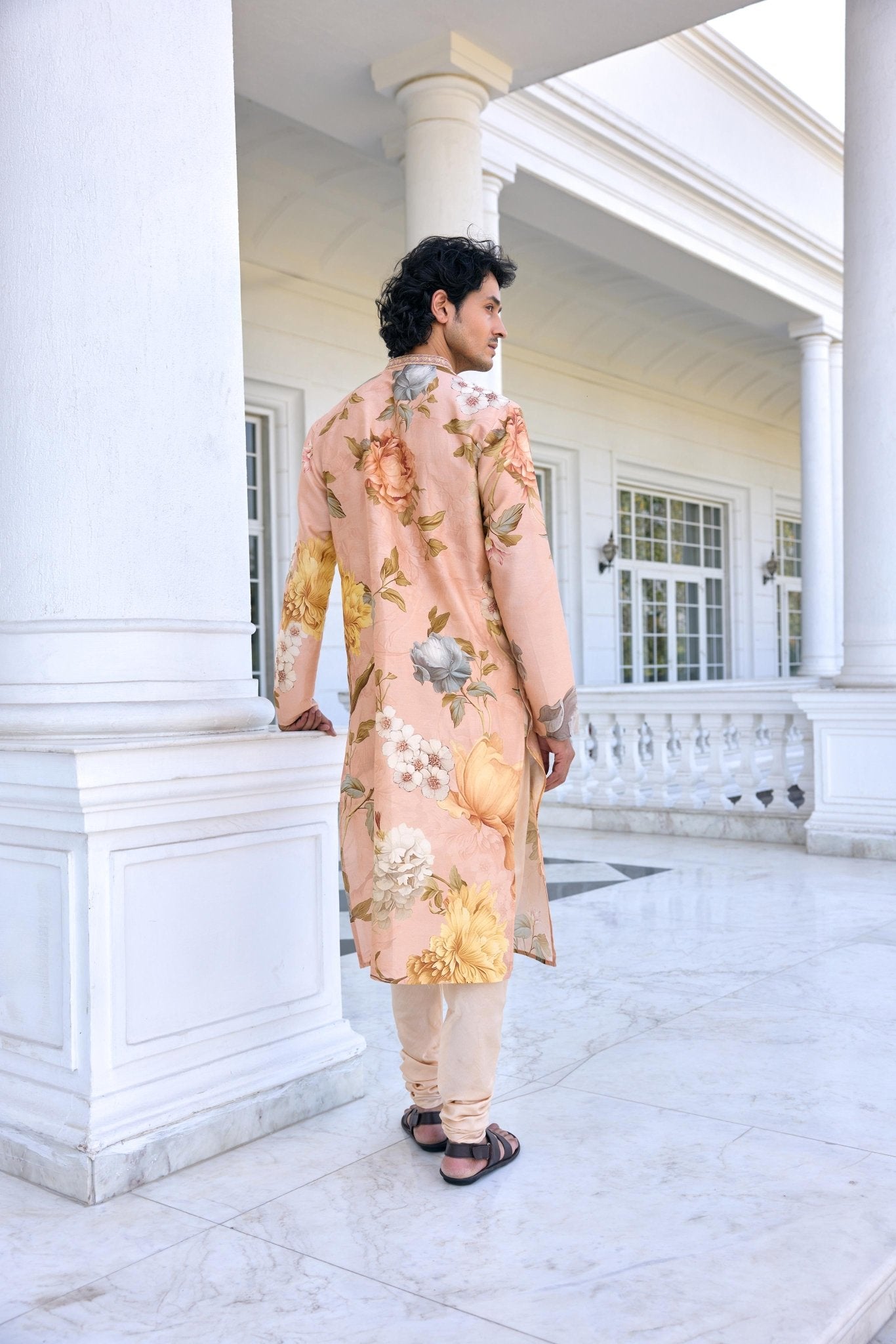 FAIZA KURTA SET - White Maison de Couture