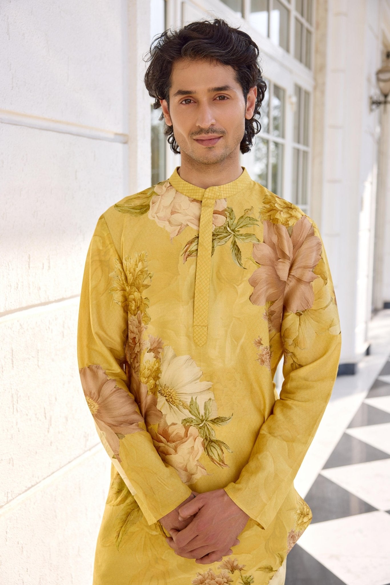 ILYAZ KURTA SET - White Maison de Couture