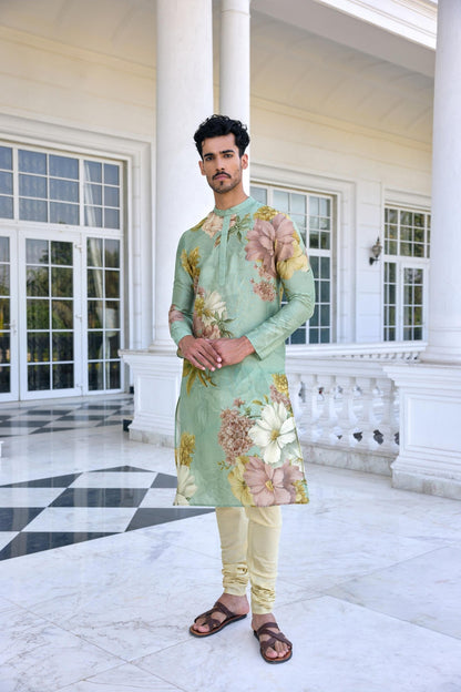 ILYAZ KURTA SET - White Maison de Couture