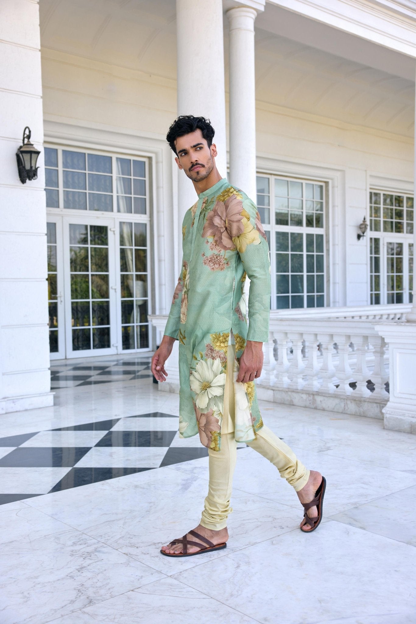 ILYAZ KURTA SET - White Maison de Couture