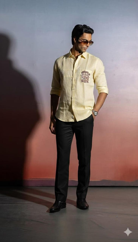 SUNLIT LINEN SHIRT