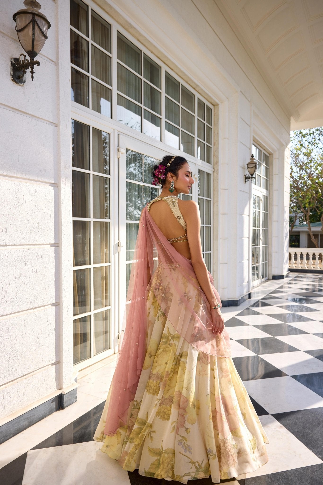 JULIETTE LEHENGA SET - White Maison de Couture