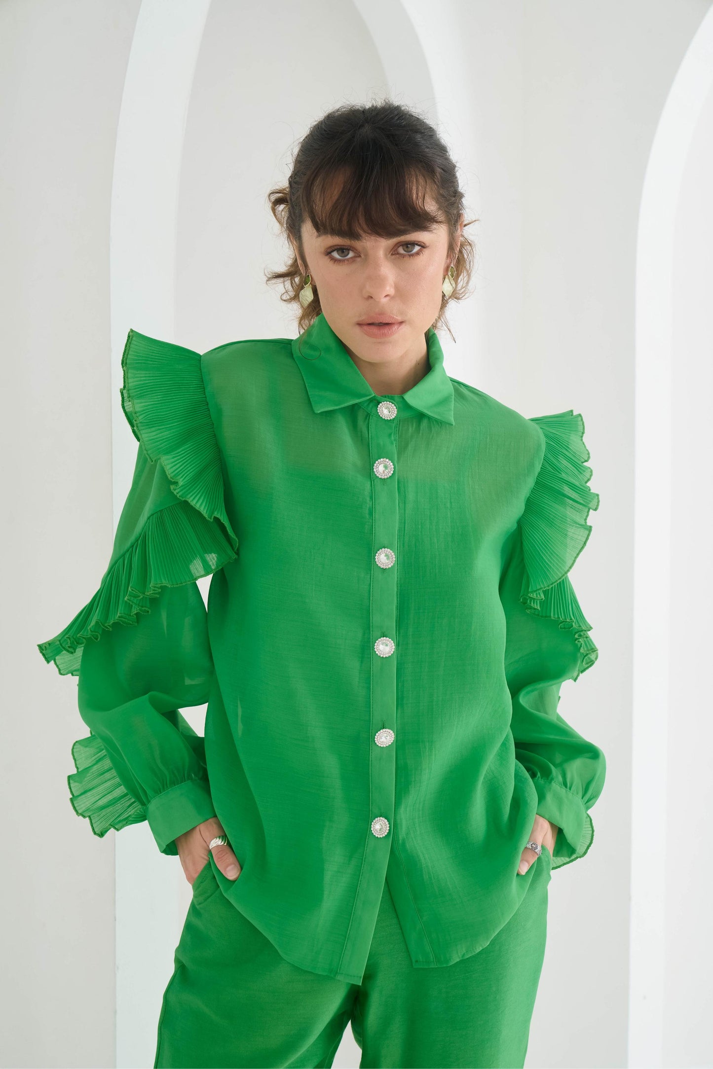 GREEN MATIE SHIRT