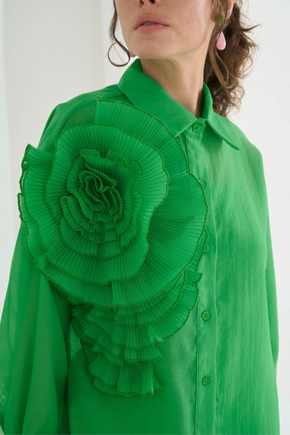 GREEN YASMIN SHIRT