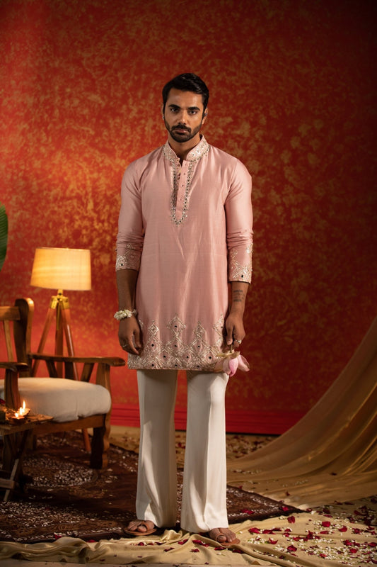 KITE KURTA SET - White Maison de Couture