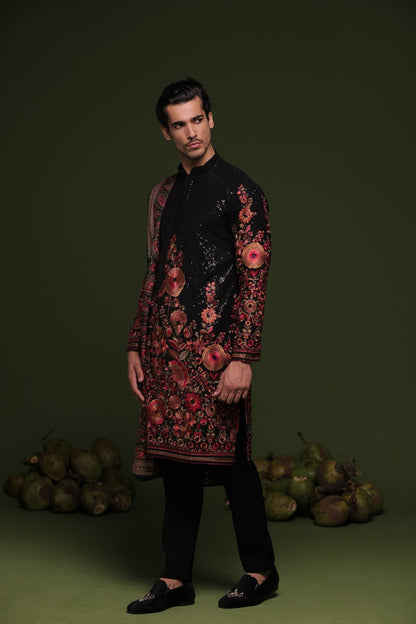 MADHAV MULTI KURTA SET WITH TROUSER AND DUPATTA - White Maison de Couture