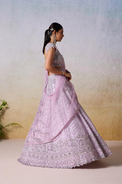 LAVENDER HUSH LEHENGA SET