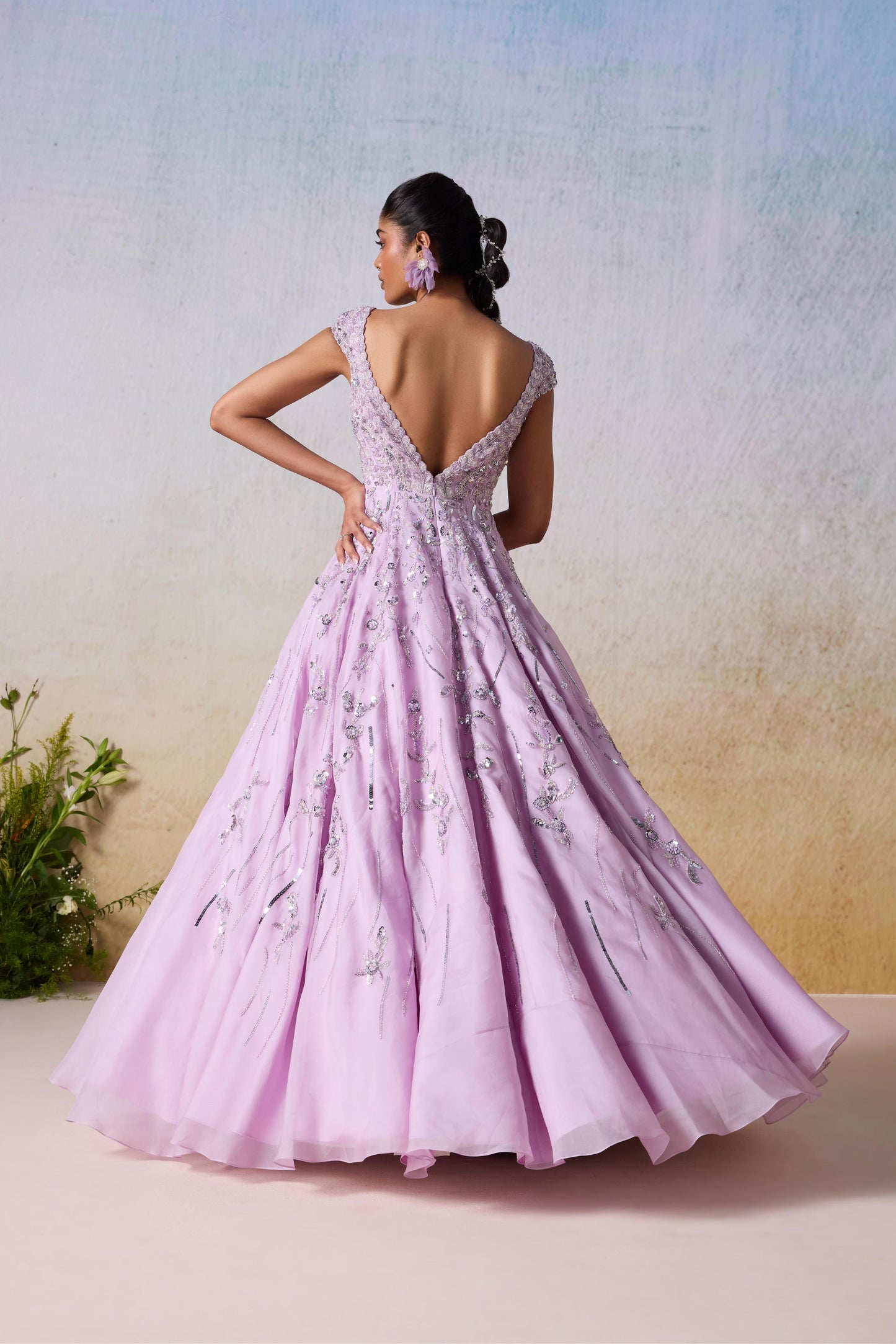 LAVENDER HUSH GOWN