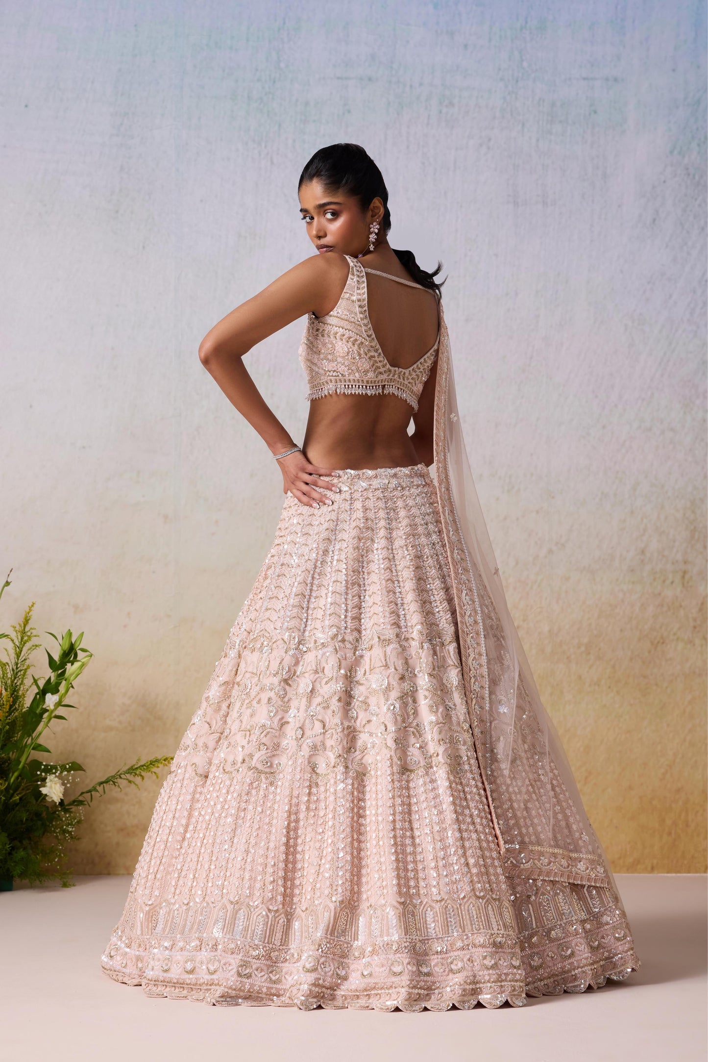 PEARL PINK LEHENGA SET