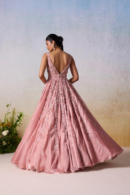 DUSTY ROSE GOWN