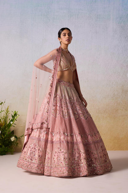 DUSTY ROSE LEHENGA SET