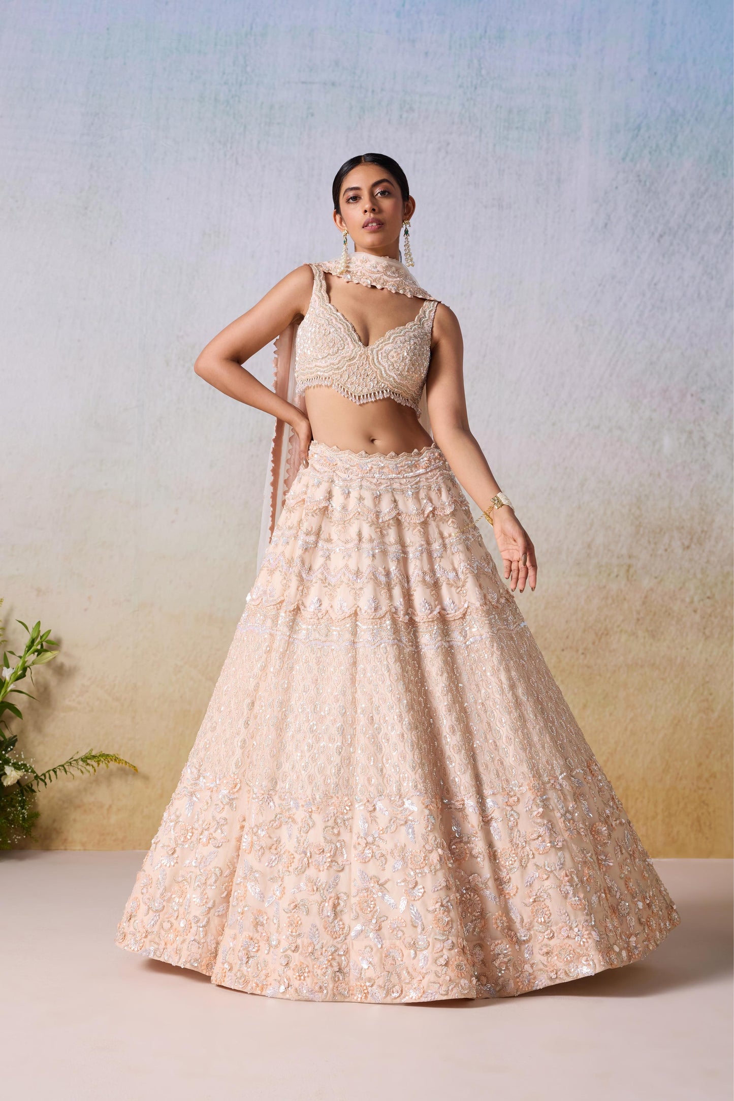 SEASHELL LEHENGA SET