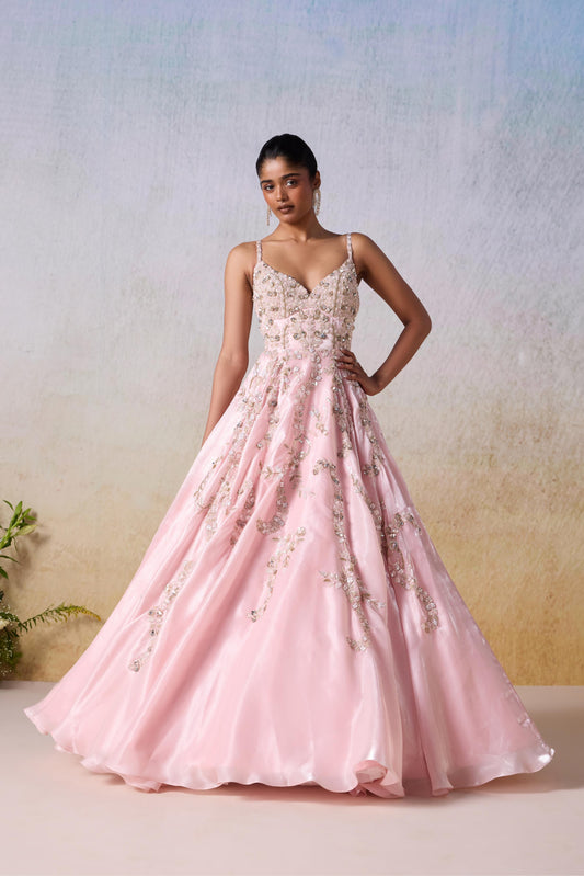 CORSAGE PINK GOWN