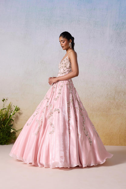 CORSAGE PINK GOWN