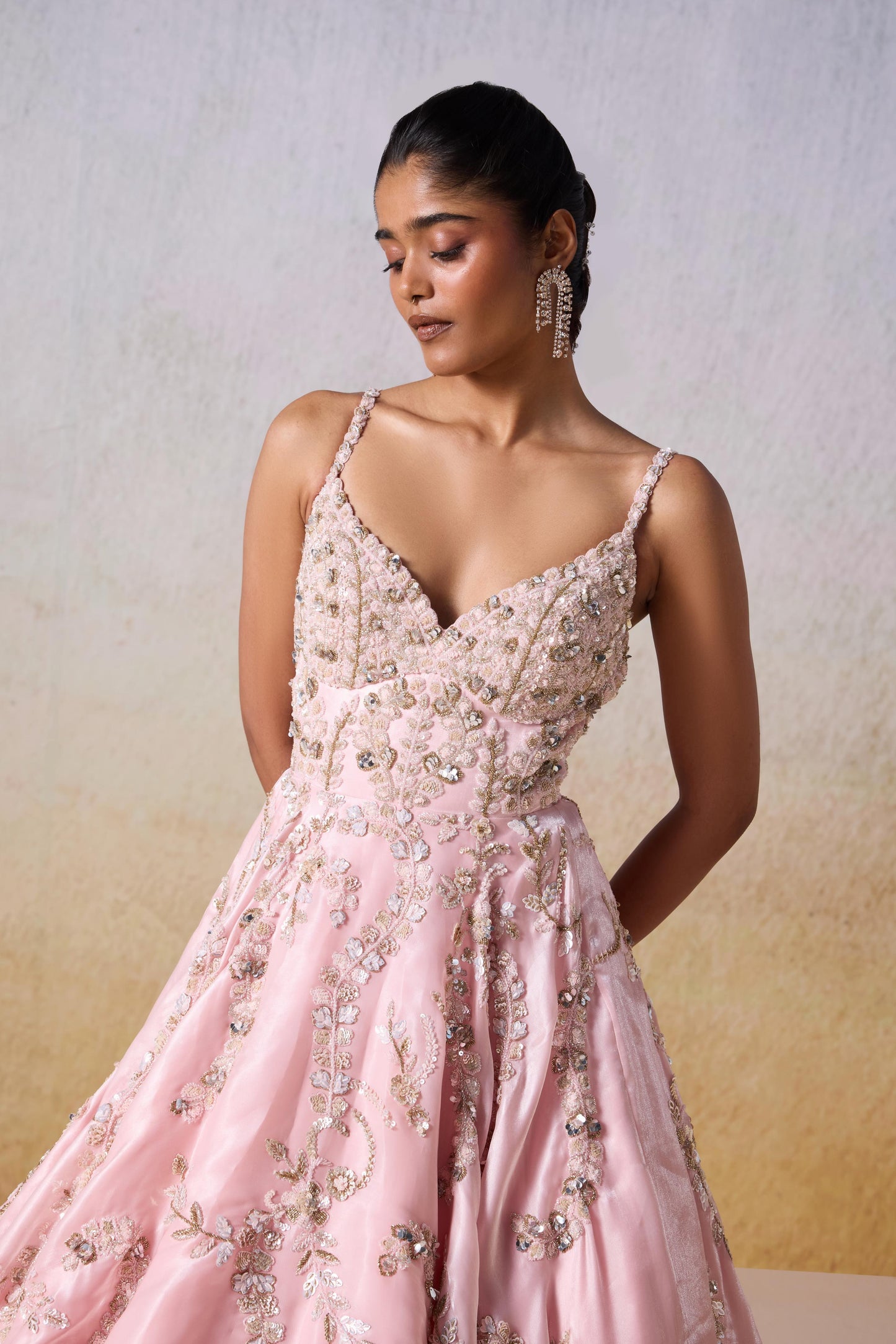 CORSAGE PINK GOWN