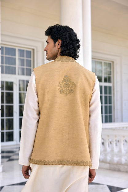 NAZEER BANDI SET - White Maison de Couture