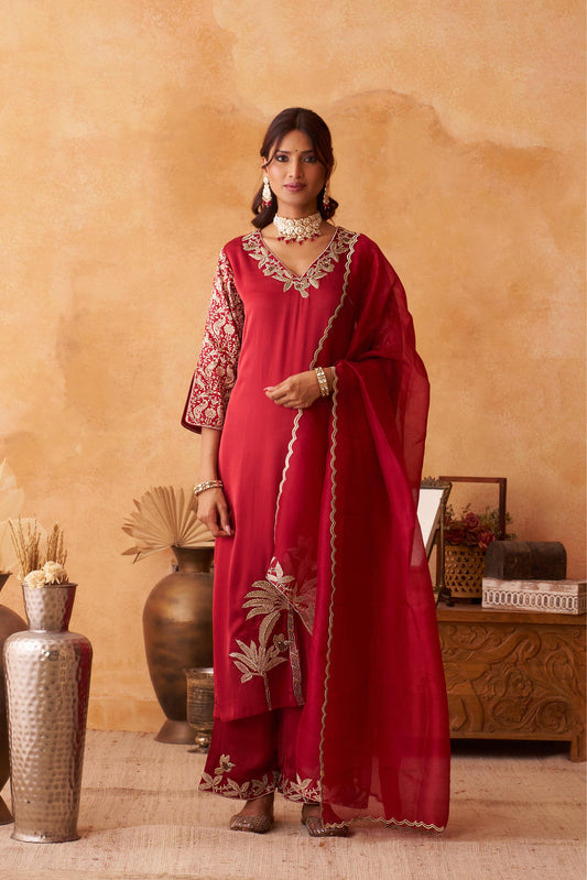 KANAK KURTA SET WITH DUPATTA