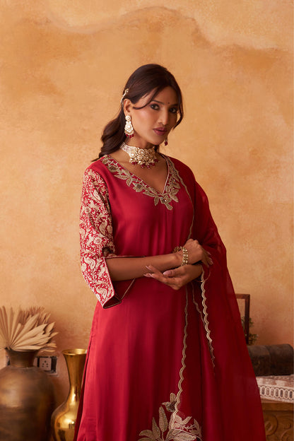 KANAK KURTA SET WITH DUPATTA