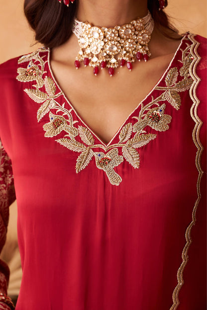 KANAK KURTA SET WITH DUPATTA