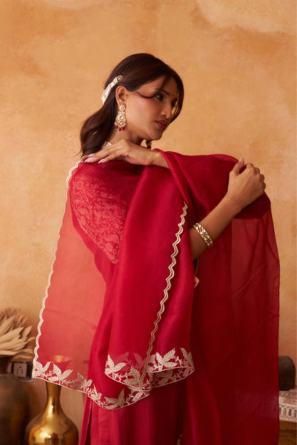 KANAK KURTA SET WITH DUPATTA