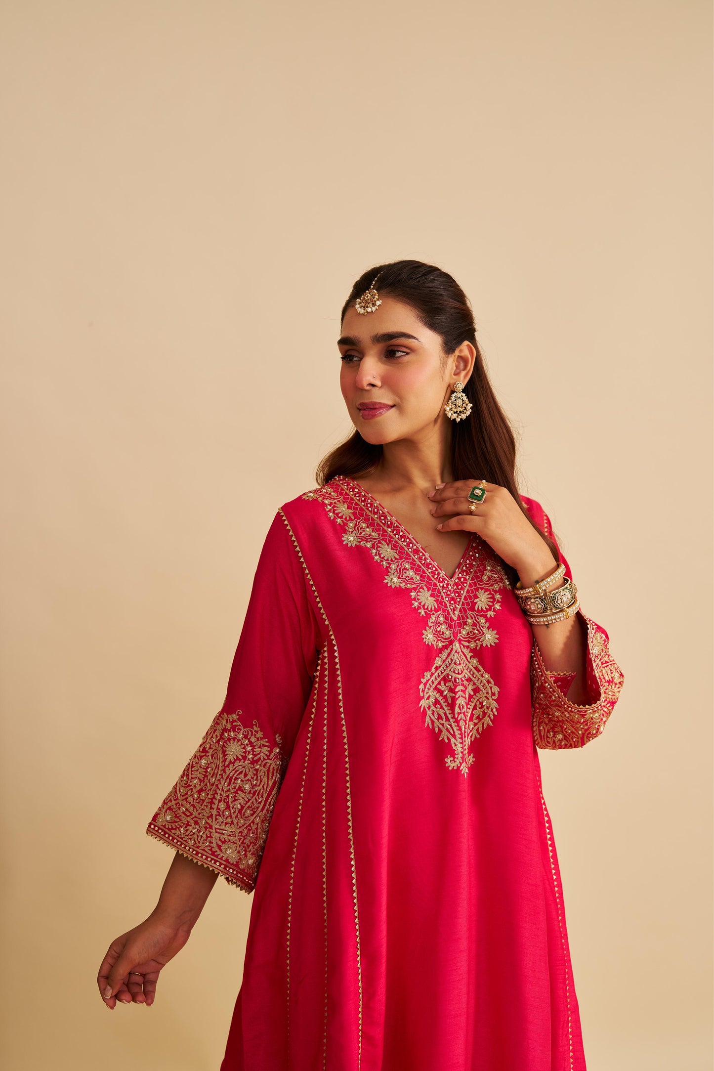 NIYAH - SHORT CHAUGA WITH SALWAR