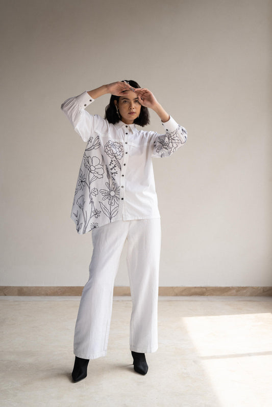 BLOSSOM WHITE SHIRT