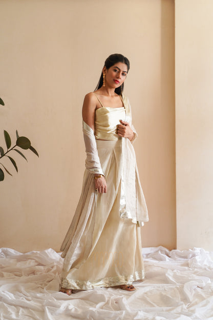 BOX PLEAT SKIRT SET