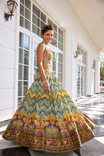 PAVIKA LEHENGA SET - White Maison de Couture