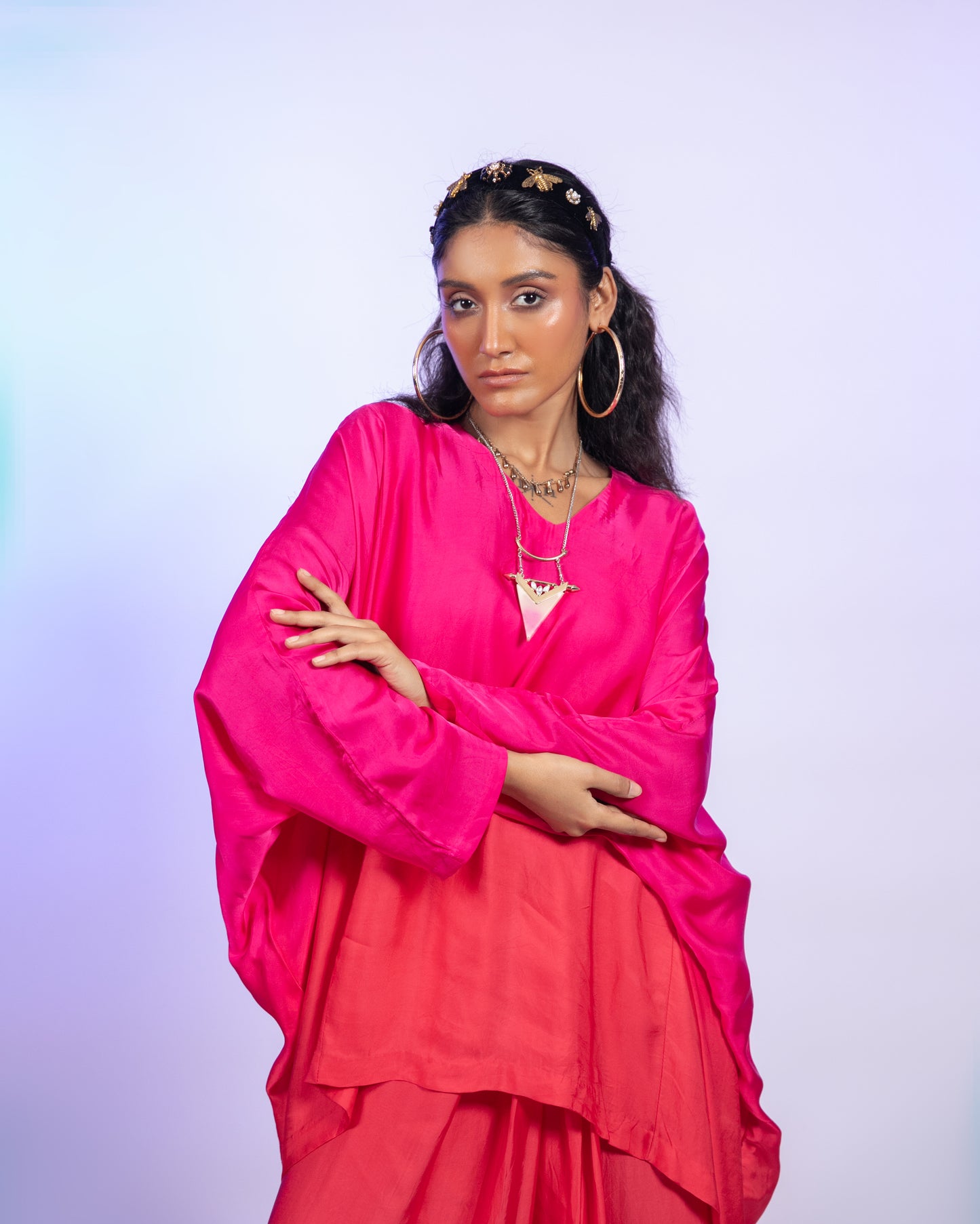 PINK RED COORD SET