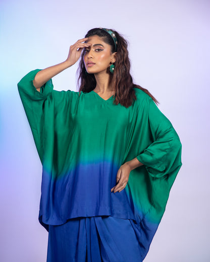 GREEN & BLUE CO-ORD SET