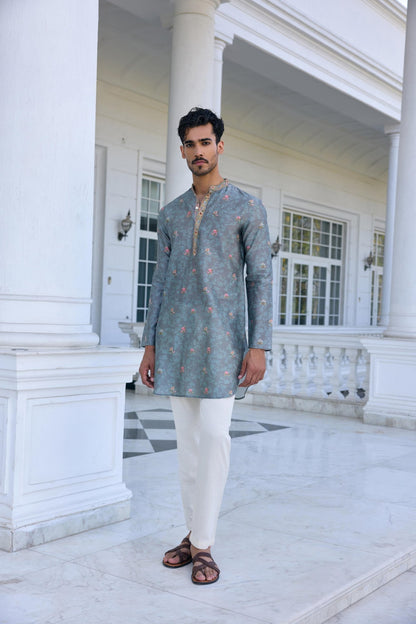 RAYAN KURTA SET - White Maison de Couture