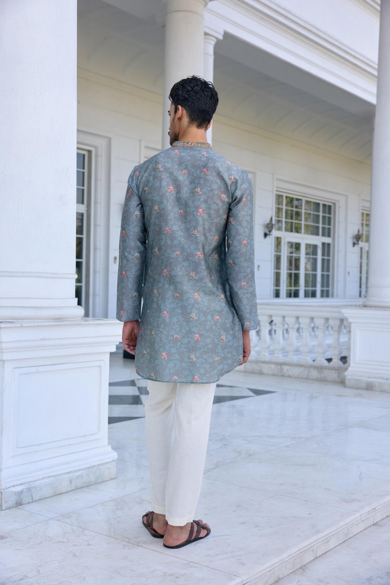 RAYAN KURTA SET - White Maison de Couture