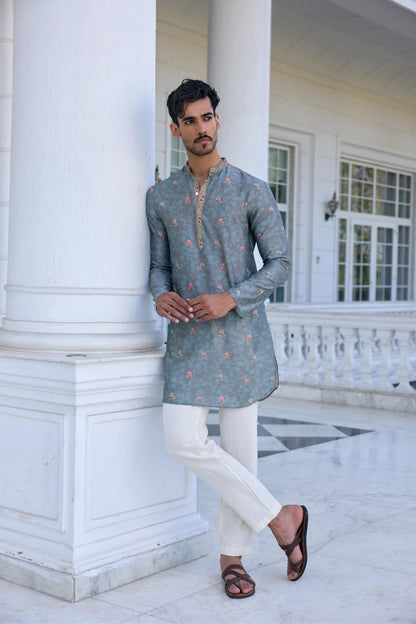 RAYAN KURTA SET - White Maison de Couture
