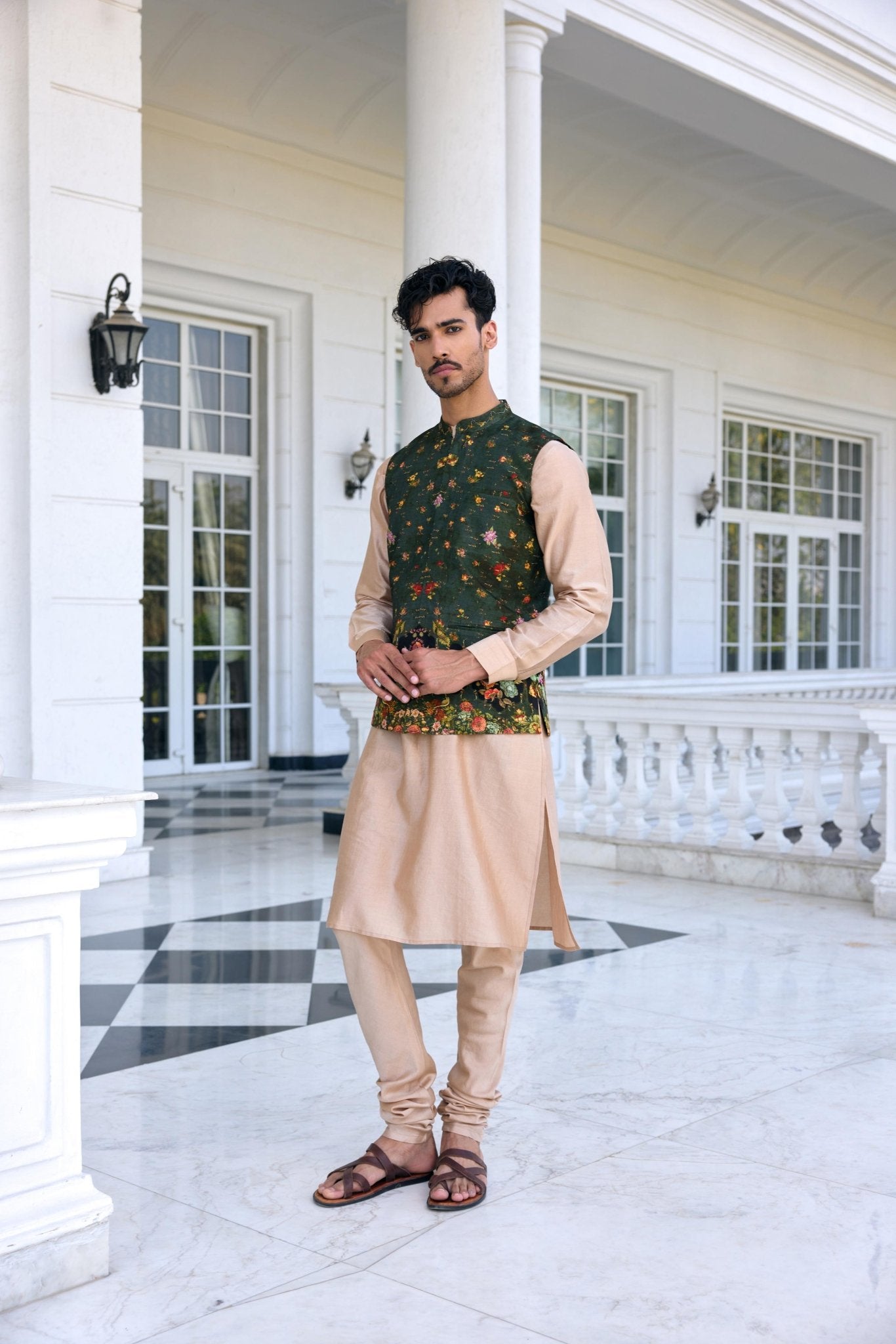 REHYAN BANDI SET - White Maison de Couture