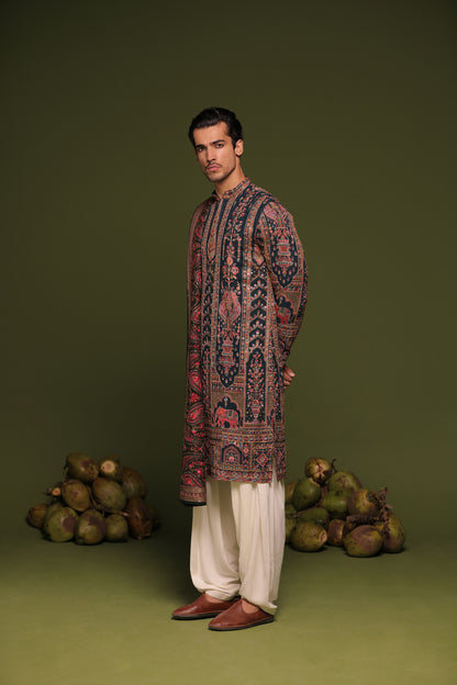 TARANJ MULTI KURTA PATIYALA SET WITH DUPATTA
