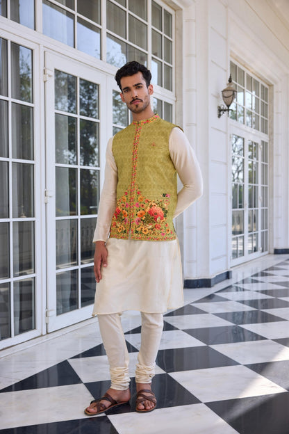TAHIR BANDI SET - White Maison de Couture
