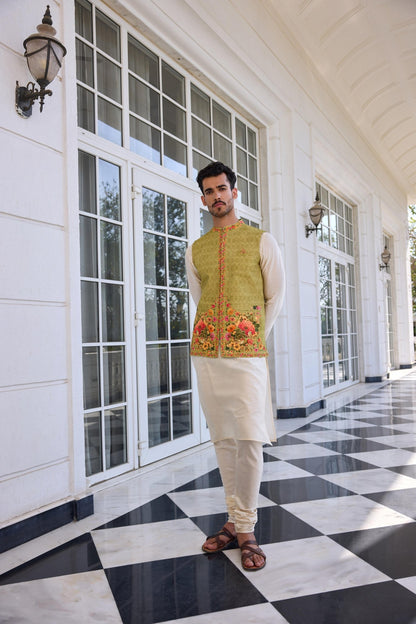 TAHIR BANDI SET - White Maison de Couture