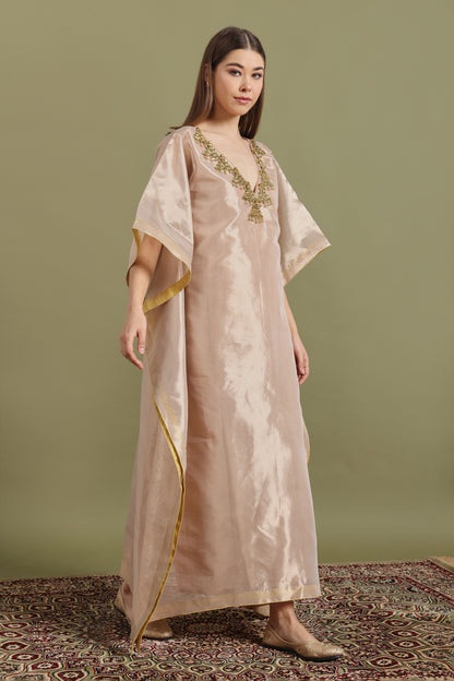 BLUSH NUDE MAYURA KAFTAAN