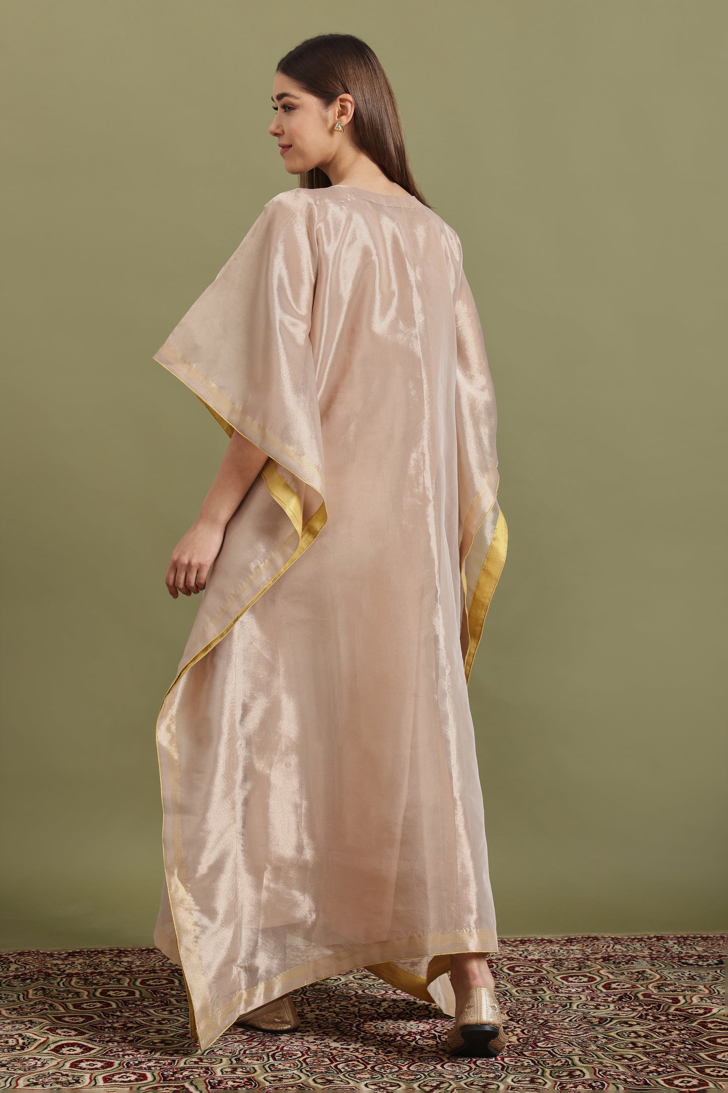 BLUSH NUDE MAYURA KAFTAAN