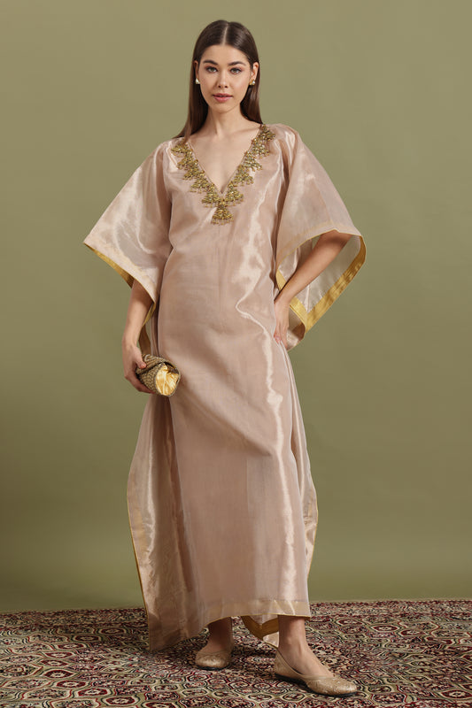 BLUSH NUDE MAYURA KAFTAAN