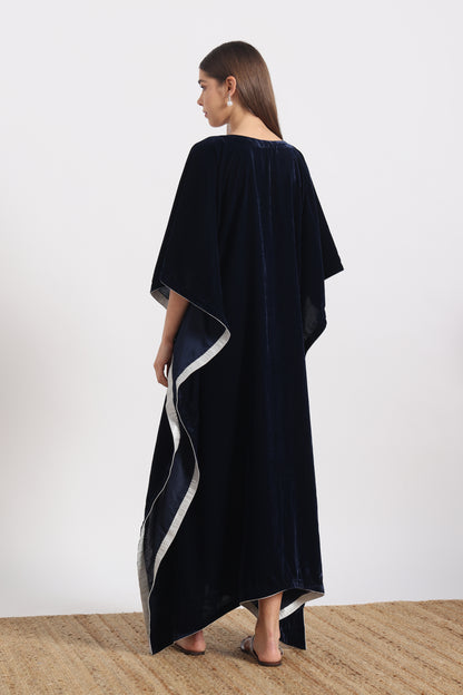 ROYAL BLUE MAYURA KAFTAAN