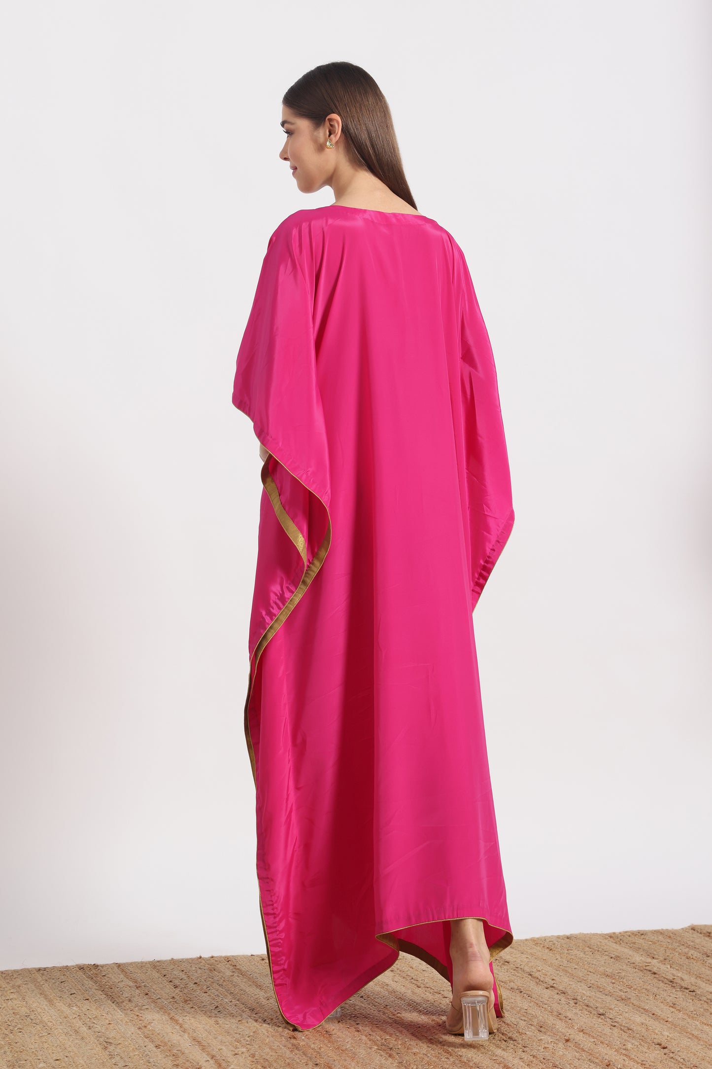 FUSCHIA PINK MAYURA KAFTAAN