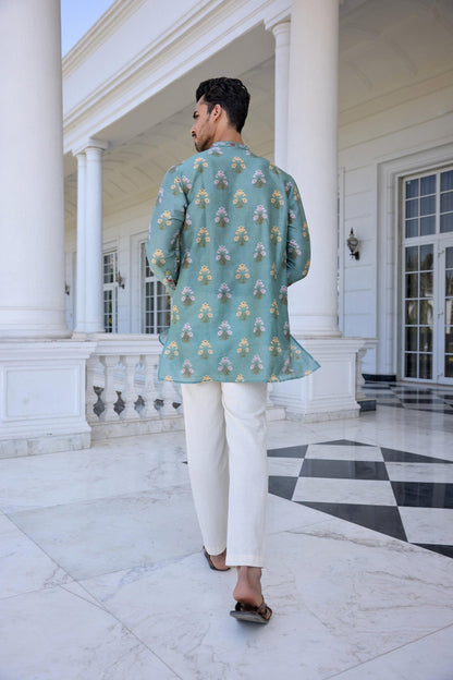 YASIR KURTA SET - White Maison de Couture